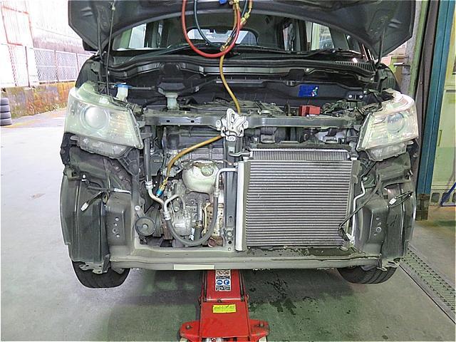 スズキ ワゴンR MH23S エアコン コンプレッサー交換 リビルト品
